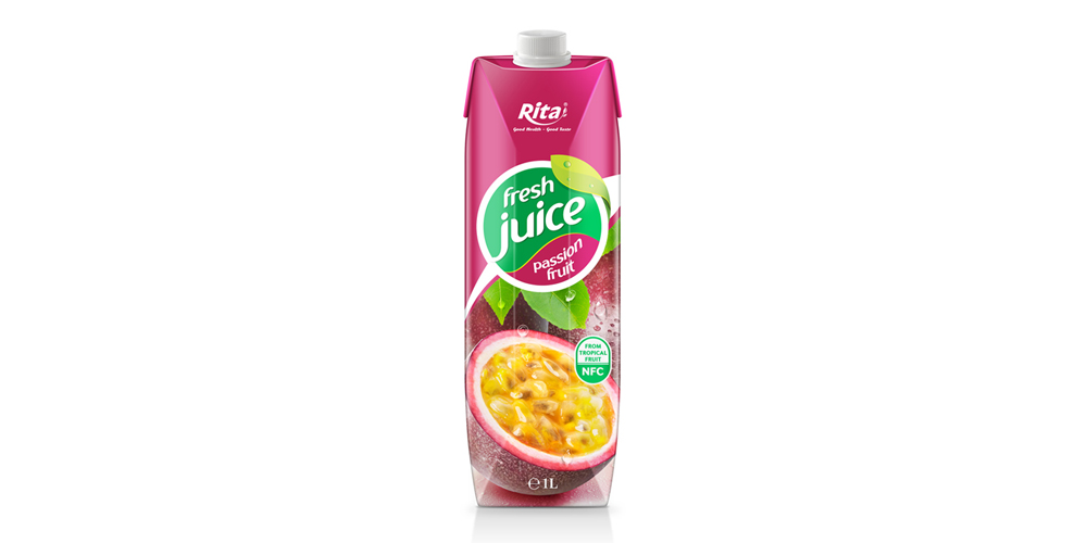 Passion Fruit Juice 1000ml Paper Box Rita Brand